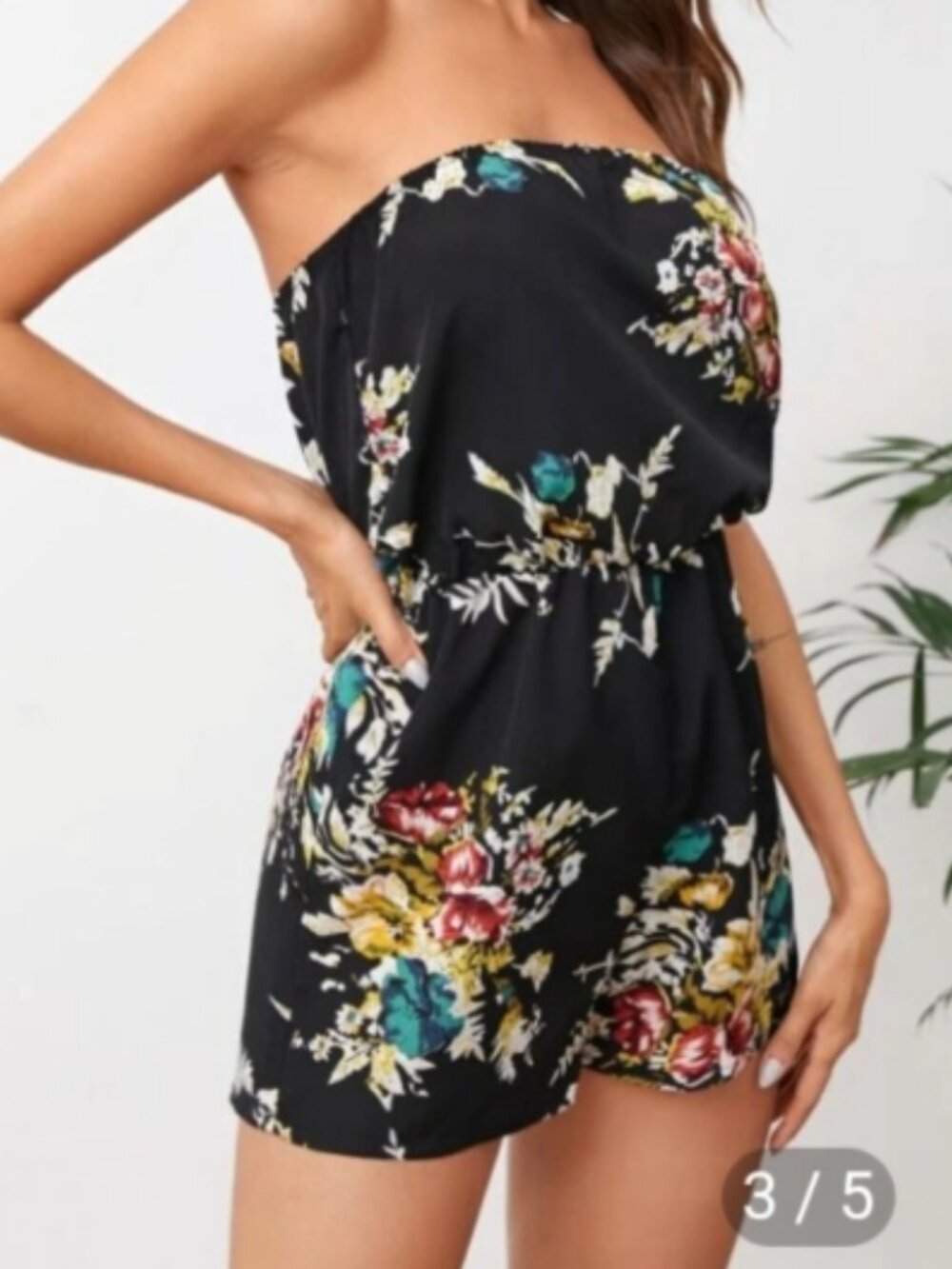 Strapless Romper from Shein